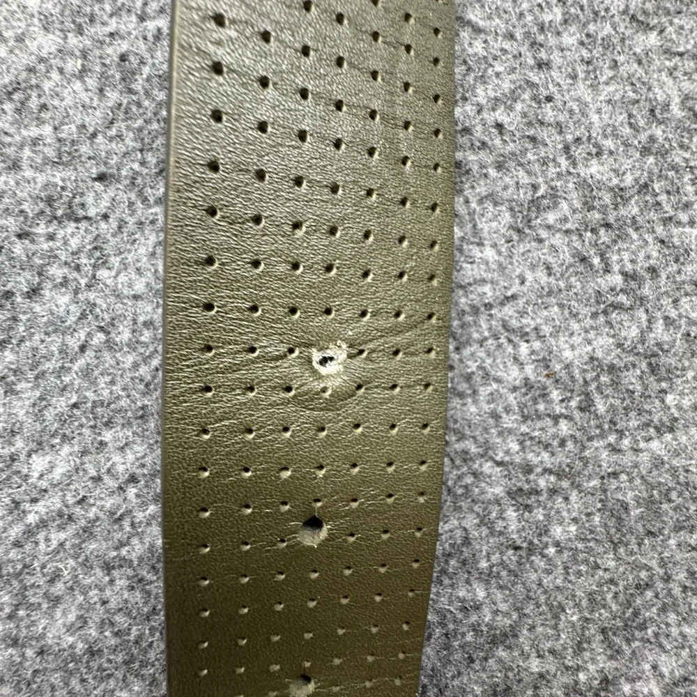 Armada Snowboards Belt Belt Buckle Green Leather Sz Large 36-40